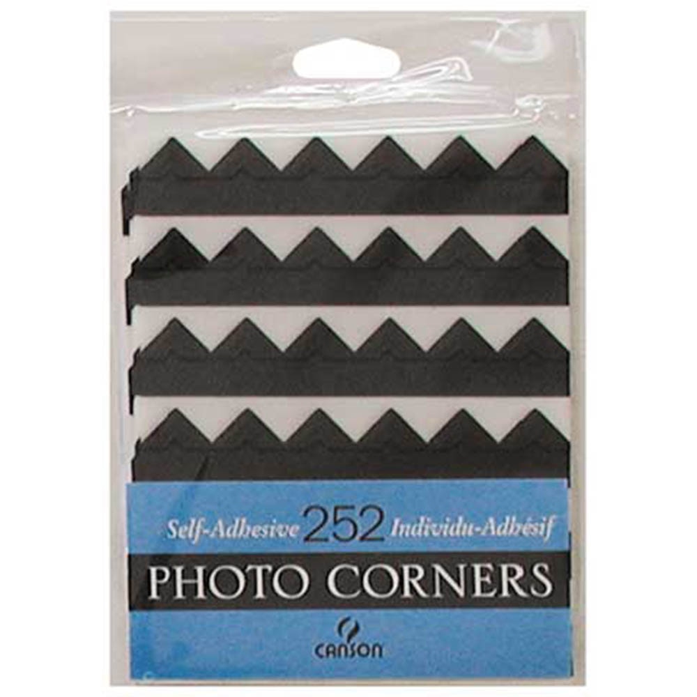 Canson, Self-adhesive, Photo corners, 252 Pack